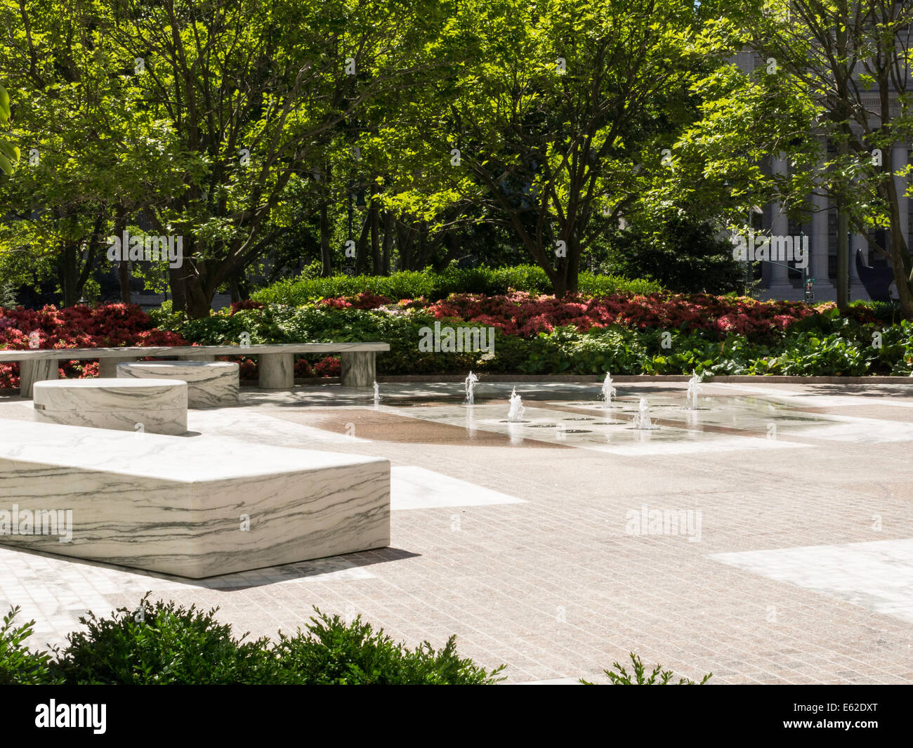 Jacob K. Javits Federal Plaza in Foley Square, New York Stockfoto