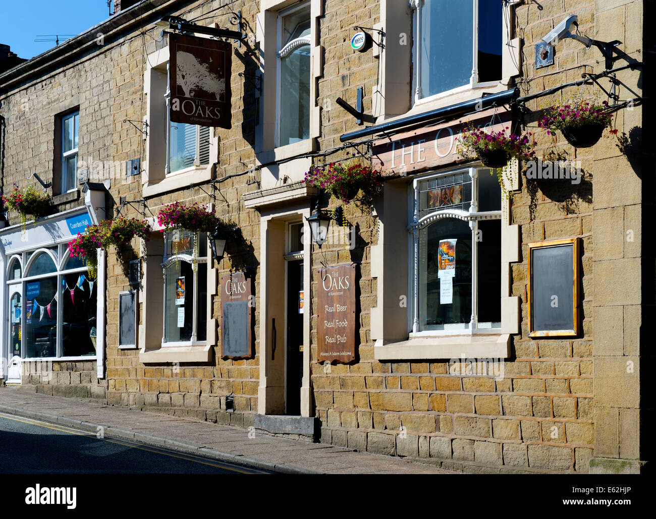 Der Eichen-Pub in Ramsbottom, Greater Manchester, England UK Stockfoto