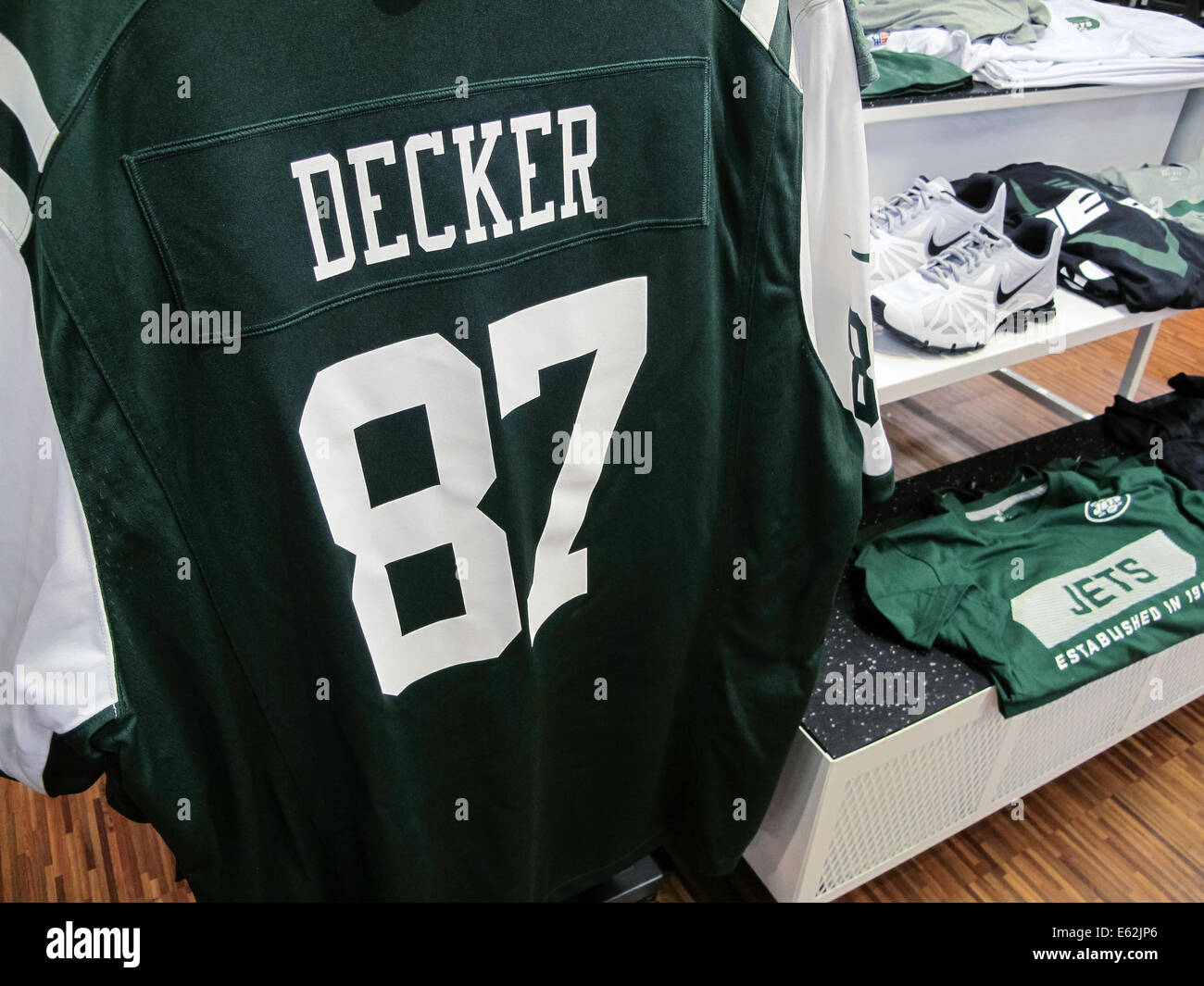 Eric Decker, Platz 87, Jets Football Jersey, Modell des Sporting ... Eric Decker, Platz 87, Jets Football Jersey, Modell des Sporting ...