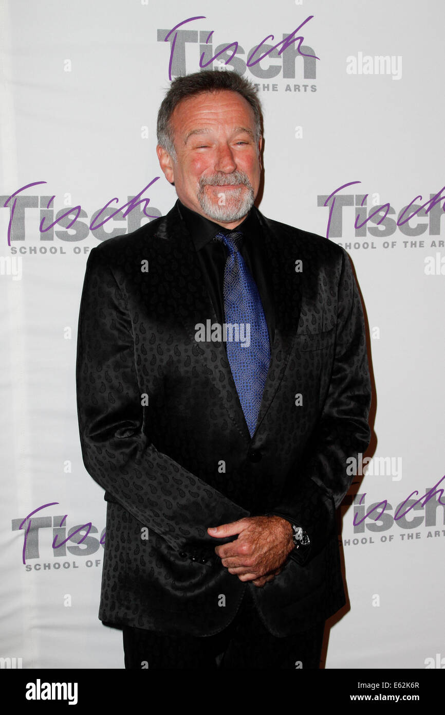 Komiker Robin Williams besucht das Gesicht Tisch Gala in Frederick P. Rose Hall, Jazz at Lincoln Center am 6. Dezember 2010. Stockfoto