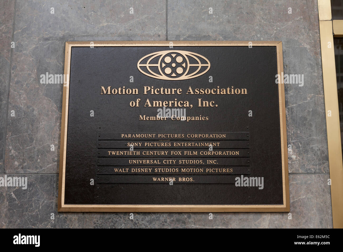 Motion Picture Association of America Headquarters - Washington, DC USA Stockfoto