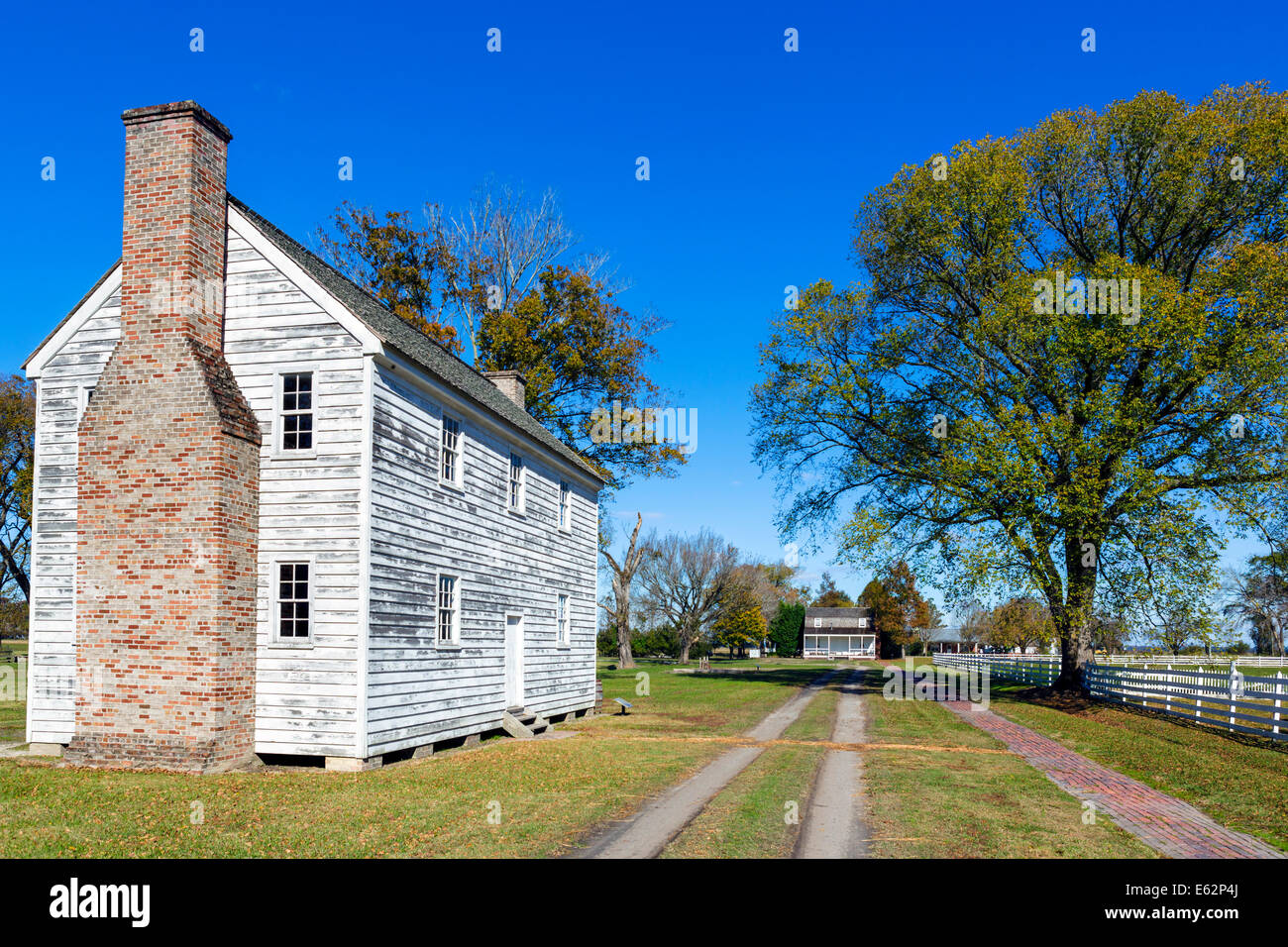 Rekonstruierte Plantage Hospital in Somerset Ort State Historic Site, Cresswell, Albemarle Region, North Carolina, USA Stockfoto