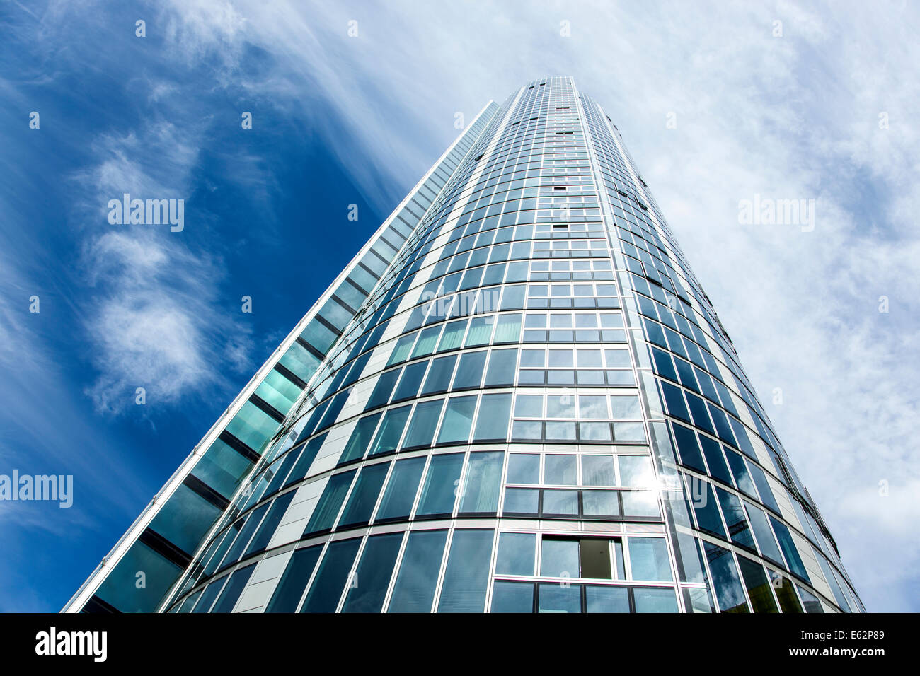 St George Wharf Tower auch bekannt als die Vauxhall-Tower in London, England - die höchsten ausschließlich Wohngebäude im Vereinigten Königreich Stockfoto