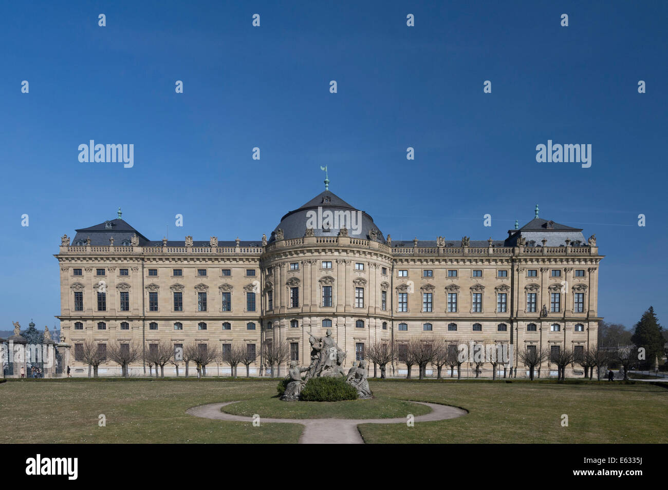 Würzburger Residenz, Würzburg, untere Franken, Bayern, Deutschland Stockfoto