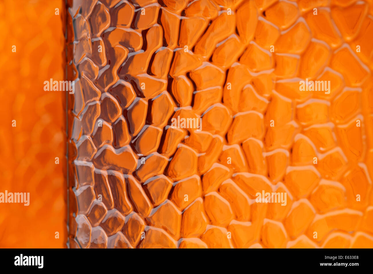 Braun, orange Glas Hintergrund Stockfoto