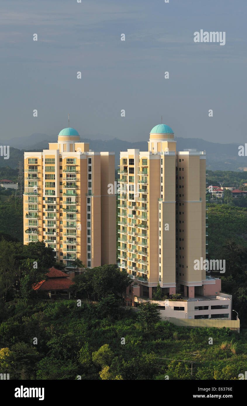 City Lights Eigentumswohnungen Nivel Hills Cebu City Philippinen Stockfoto