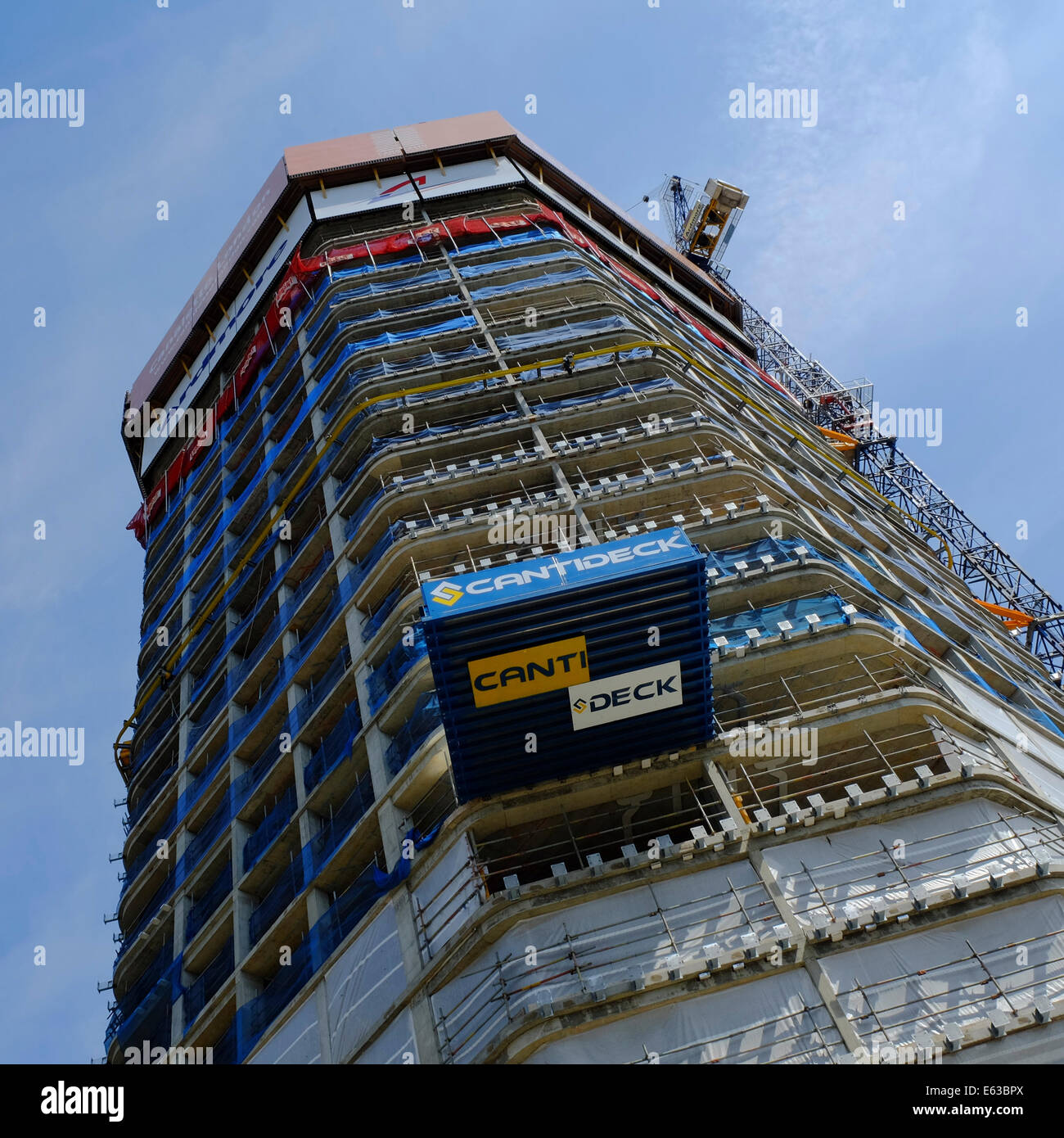 Lexikon-High Rise Wohnungen in London-Entwicklung Stockfoto