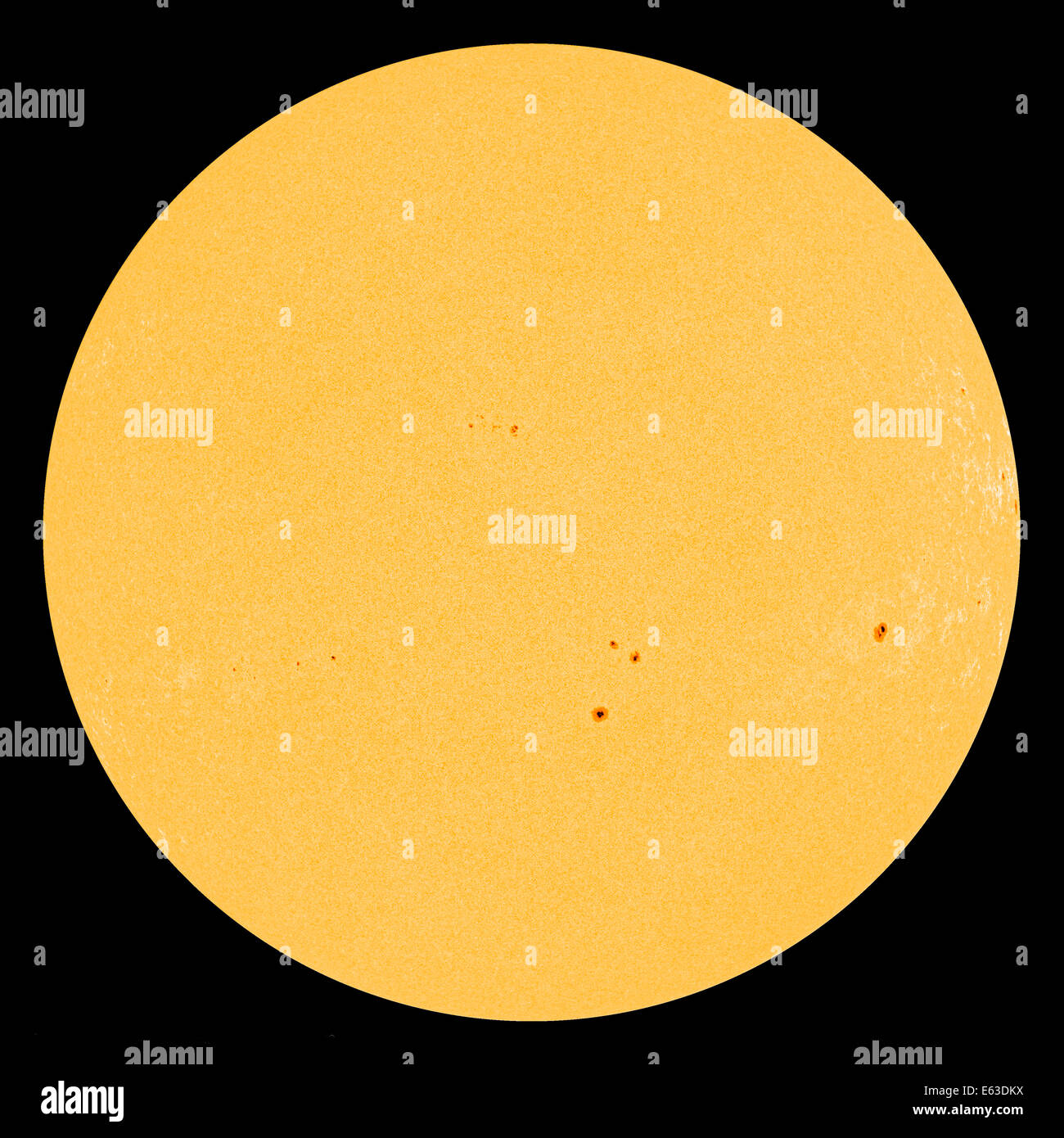 Sun, Sun Spots, Island Stockfoto