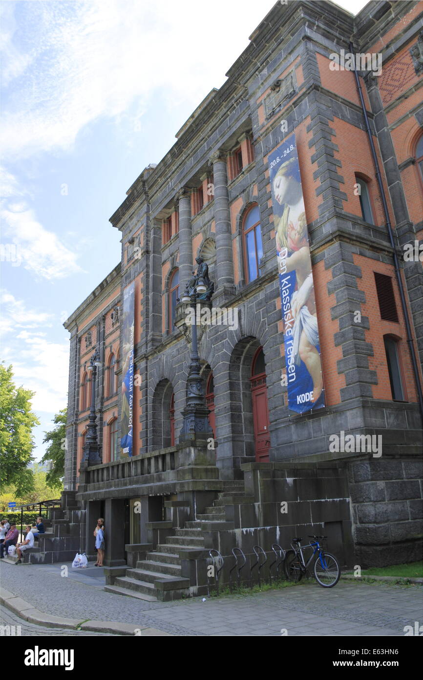 Vestlandske Kunstindustrimuseum, Bergen, Bergenshalvøyen, Midhordland, Hordaland, Vestlandet, Norwegen, Skandinavien, Europa Stockfoto