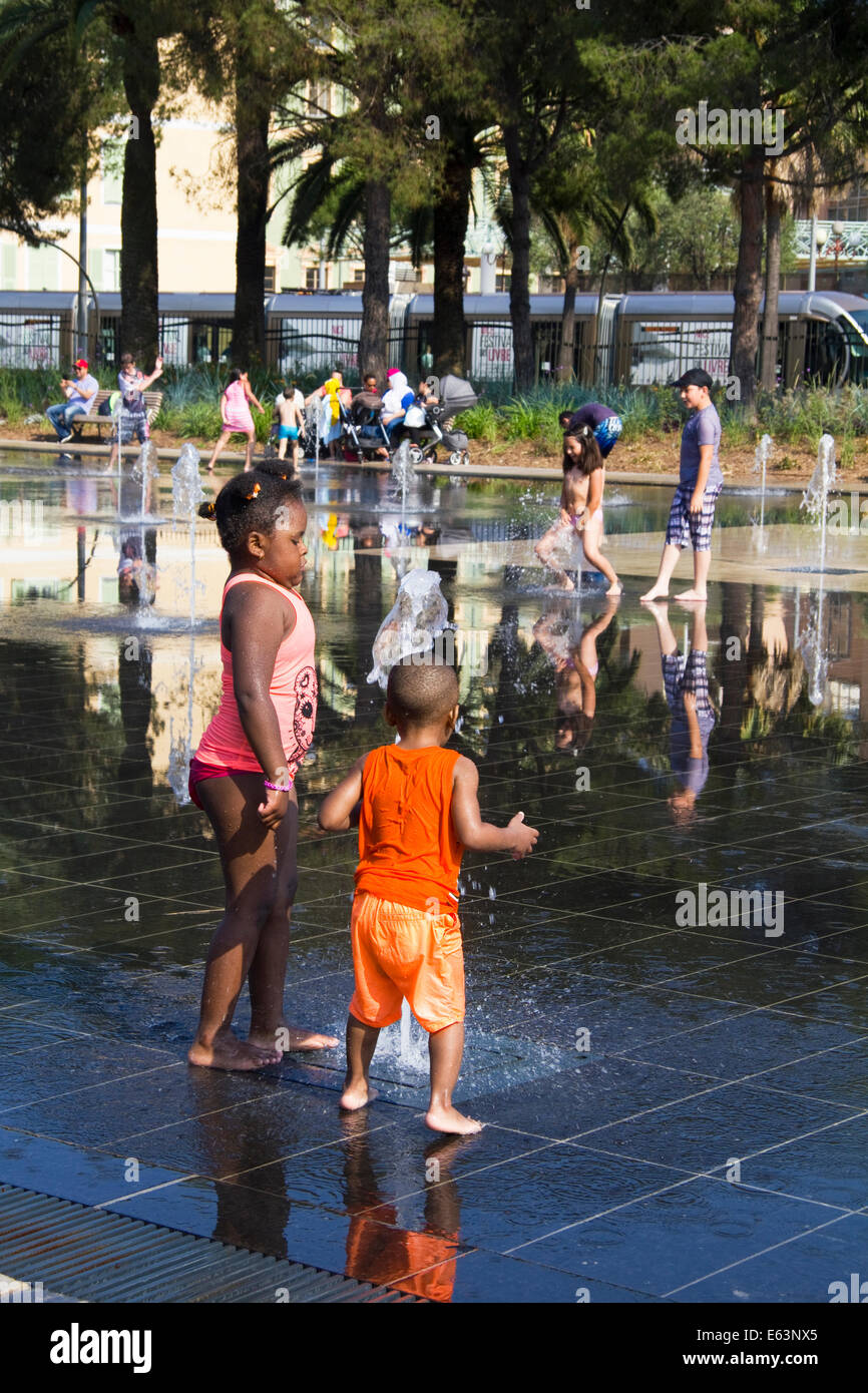 Forum Jacques Médecin Nizza Frankreich Stockfoto