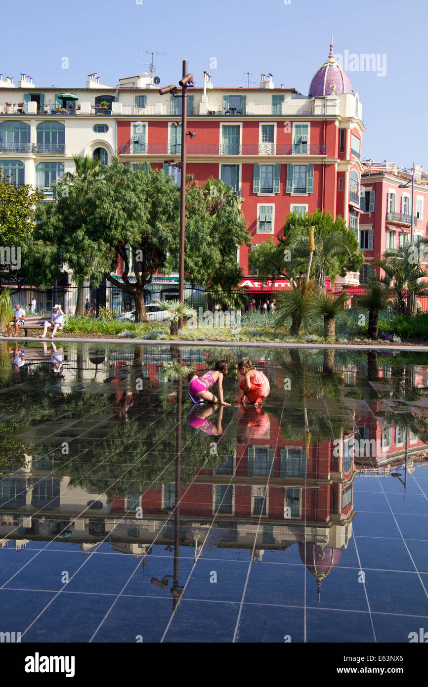 Forum Jacques Médecin Nizza Frankreich Stockfoto