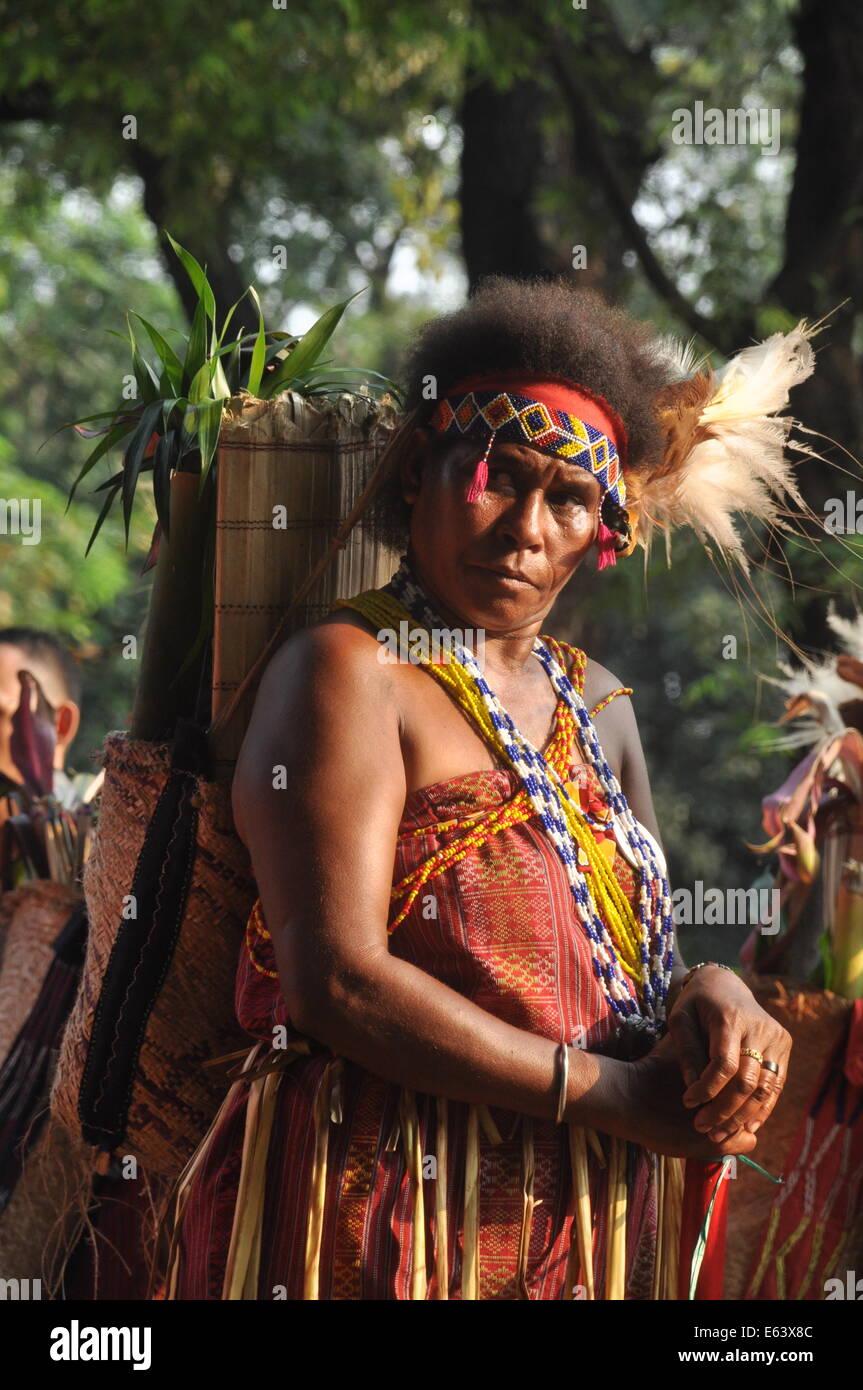 Papua-Frauen Stockfoto