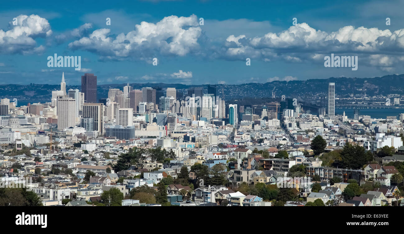 Downtown San Francisco City, Kalifornien Stockfoto