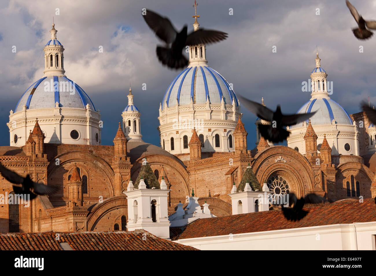 Kathedrale der Unbefleckten Empfängnis, Baujahr 1885, Cuenca, Ecuador Stockfoto