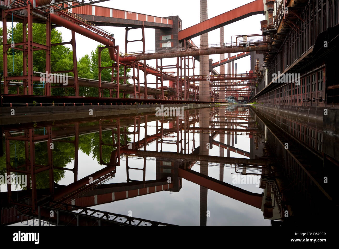 Verkokung Pflanze Designfrühstück Zollverein, Essen, Ruhrgebiet, Ruhr, Nordrhein Westfalen, Deutschland Stockfoto