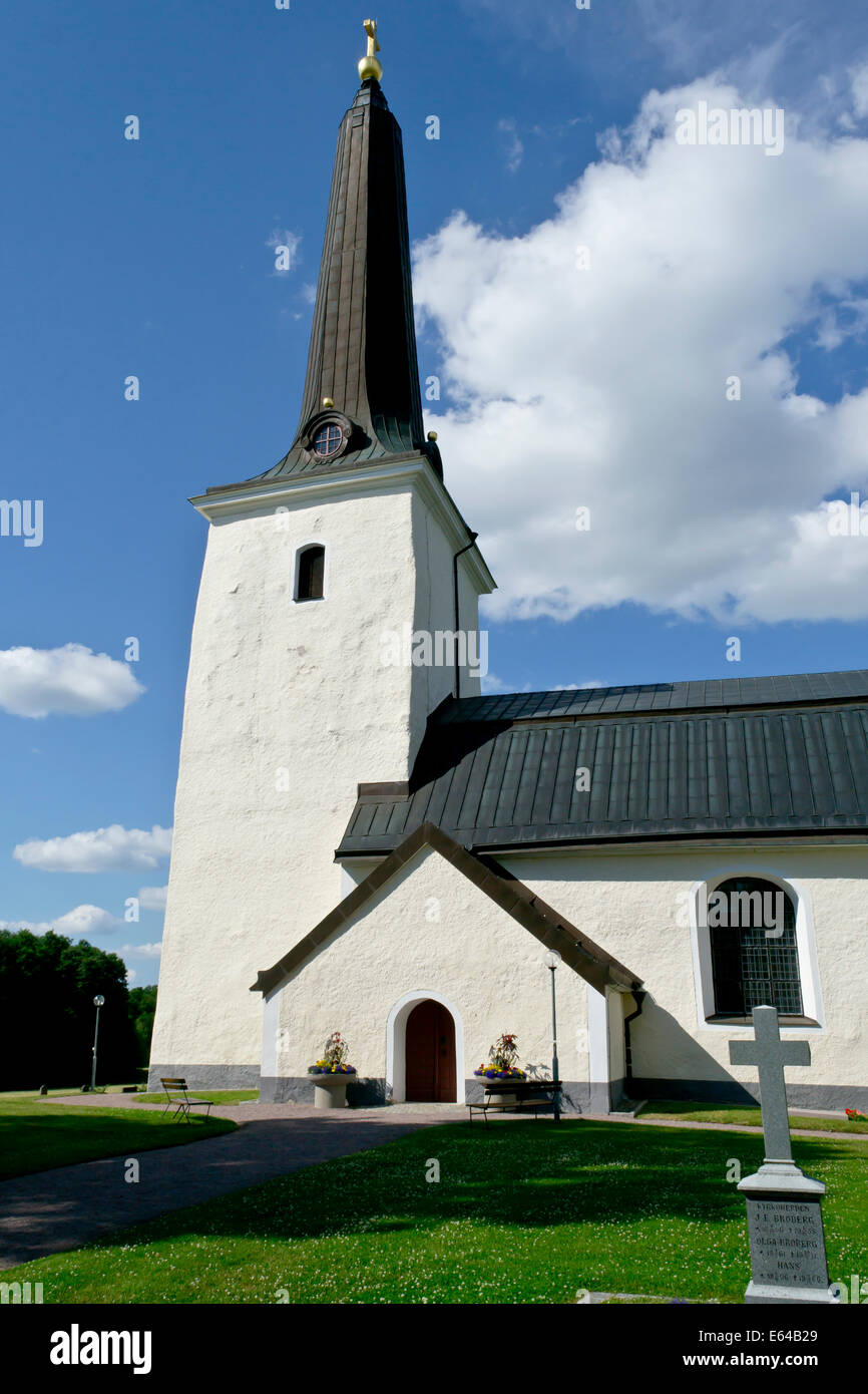 Kirche in Irsta, Västerås, Schweden Stockfoto
