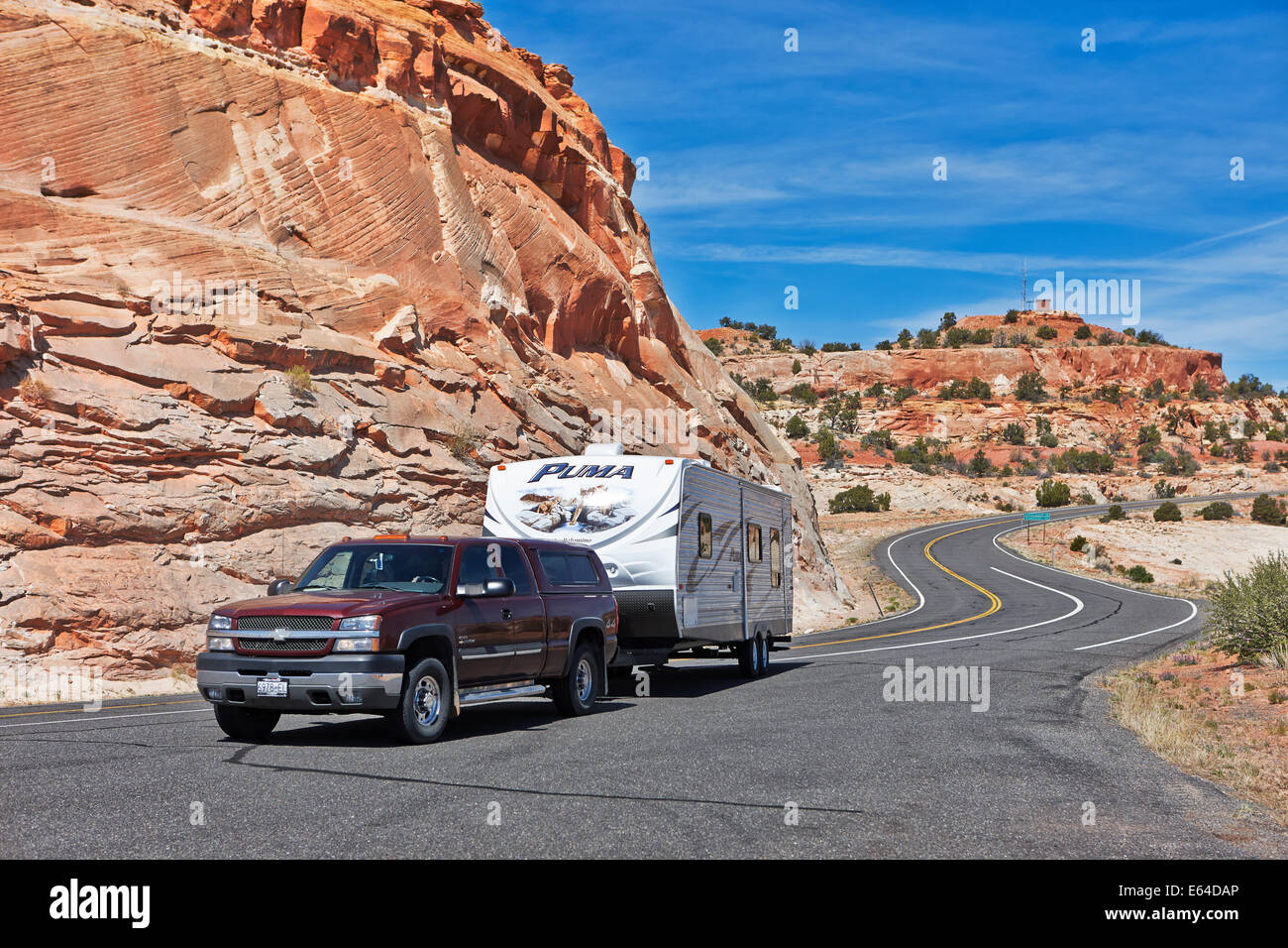 Highway 12 Scenic Byway. Utah, USA. Stockfoto