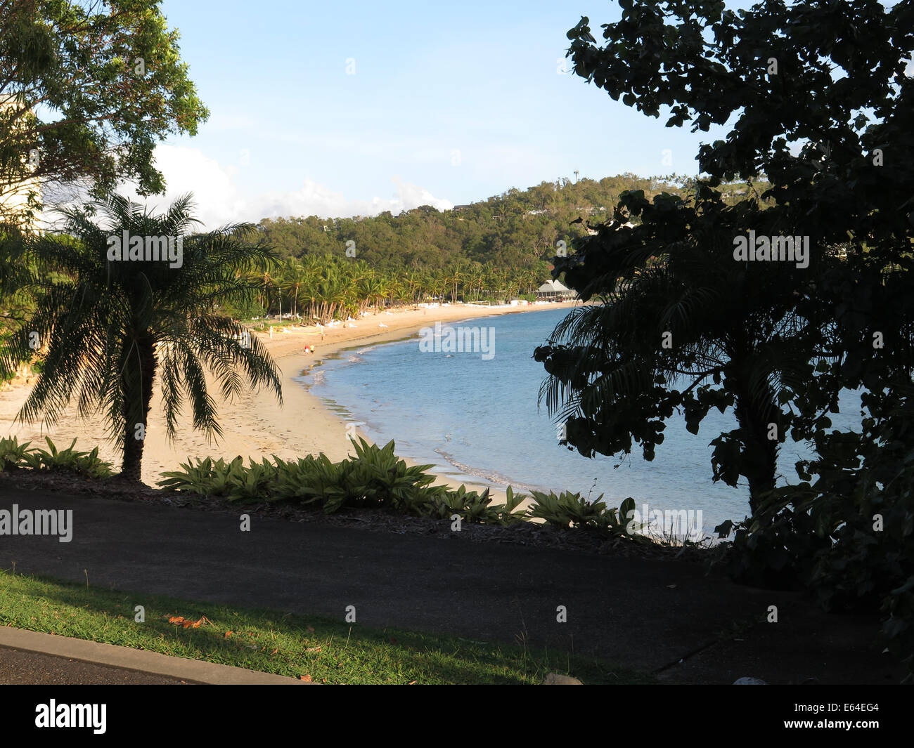 Katzenaugen Strand auf Hamilton Island in den Whitsunday Islands, Australien. Stockfoto