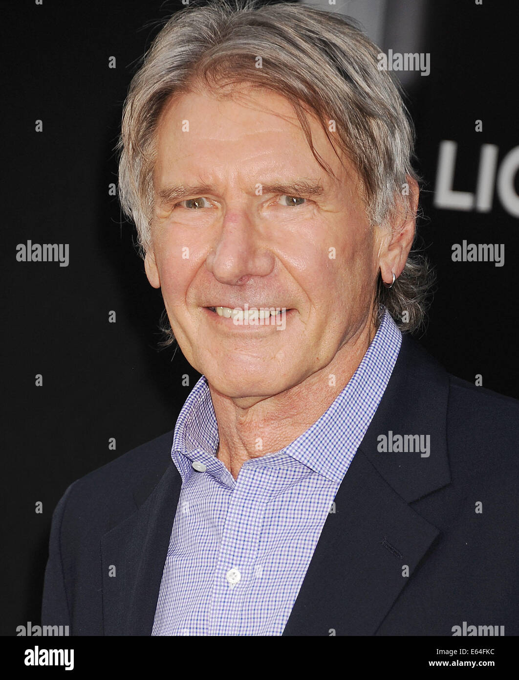 HARRISON FORD uns Schauspieler im August 2014. Foto Jeffrey Mayer Stockfoto