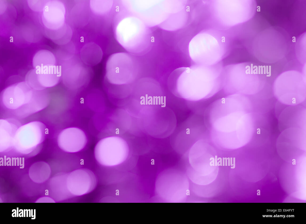 violette unscharfe Bokeh Lichter Hintergrund Stockfoto