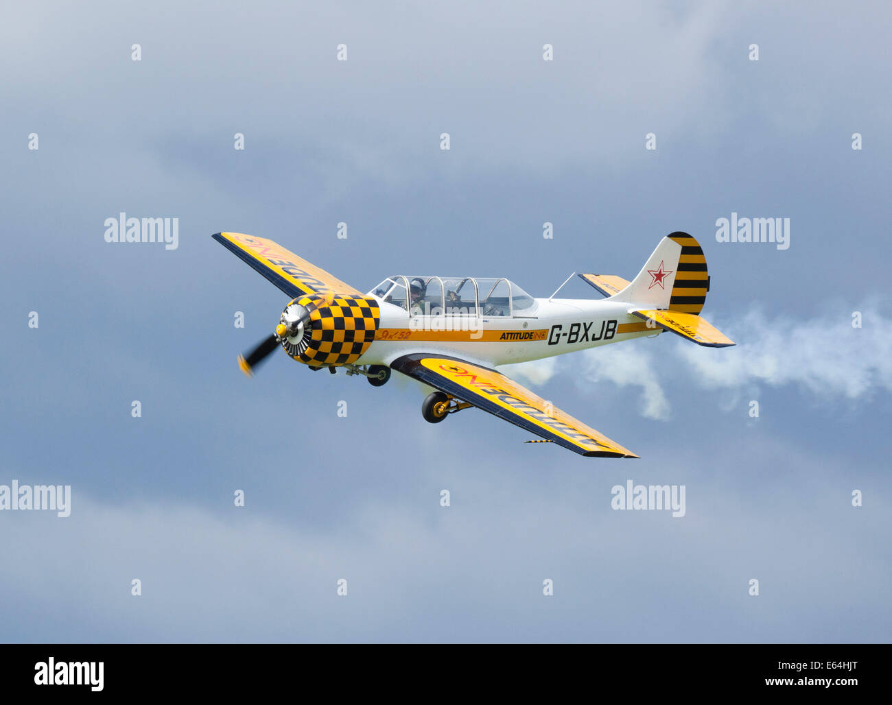 YAK 52 Schulflugzeug training Stockfoto