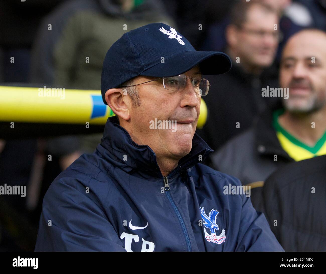 Norwich, Norfolk, Großbritannien. 30. November 2013. Tony Pulis, die neue Crystal Palace-Manager vor dem Premier League-Spiel zwischen Norwich City und Crystal Palace aus Carrow Road. © Aktion Plus Sport/Alamy Live-Nachrichten Stockfoto