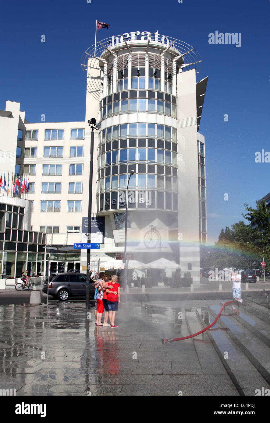 Sheraton Hotel in Warschau Stockfoto