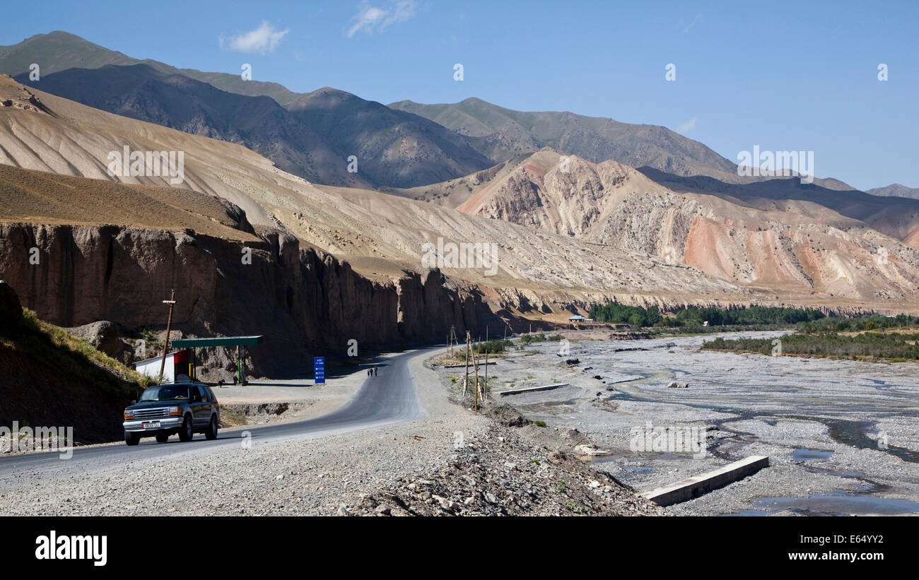 Pamir Highway, M41, Osch, Kirgisistan Stockfoto