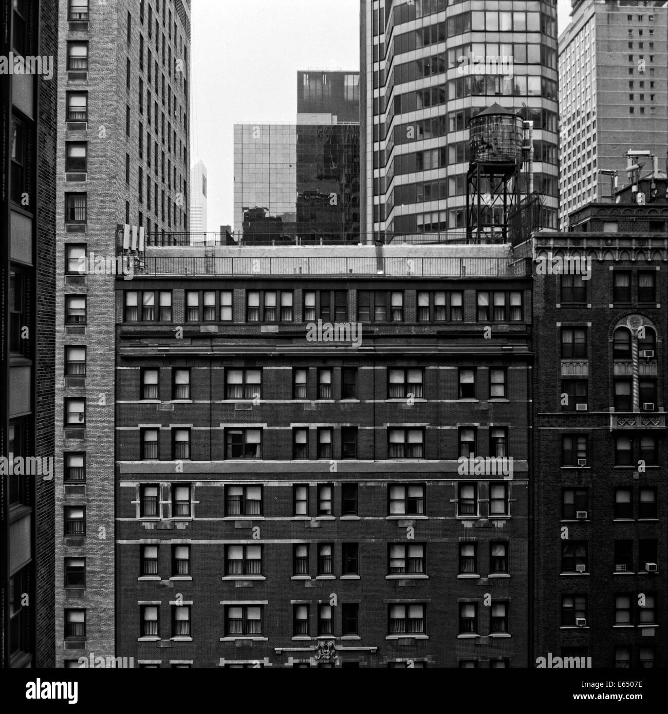Manhattan am Mittelformat-film Stockfoto