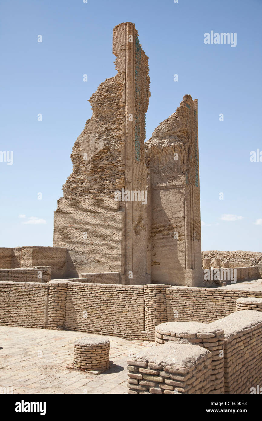 Ruinen von Dehistan nahe Balkanabat, Seidenstraße, Balkan Provinz, Turkmenistan Stockfoto