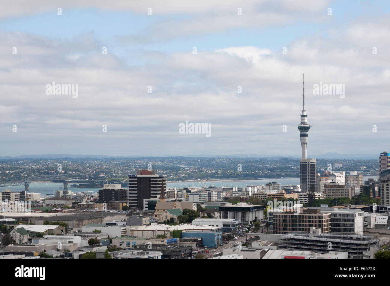 Skytower, Auckland, Nordinsel, Neuseeland Stockfoto