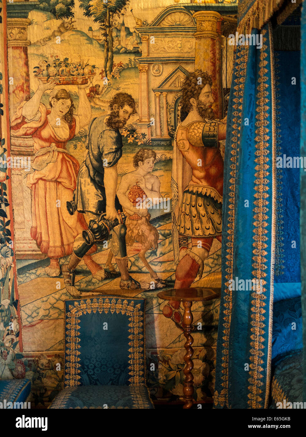 Hardwick Hall, Heimat von Bess of Hardwick Hall, Derbyshire, UK Stockfoto