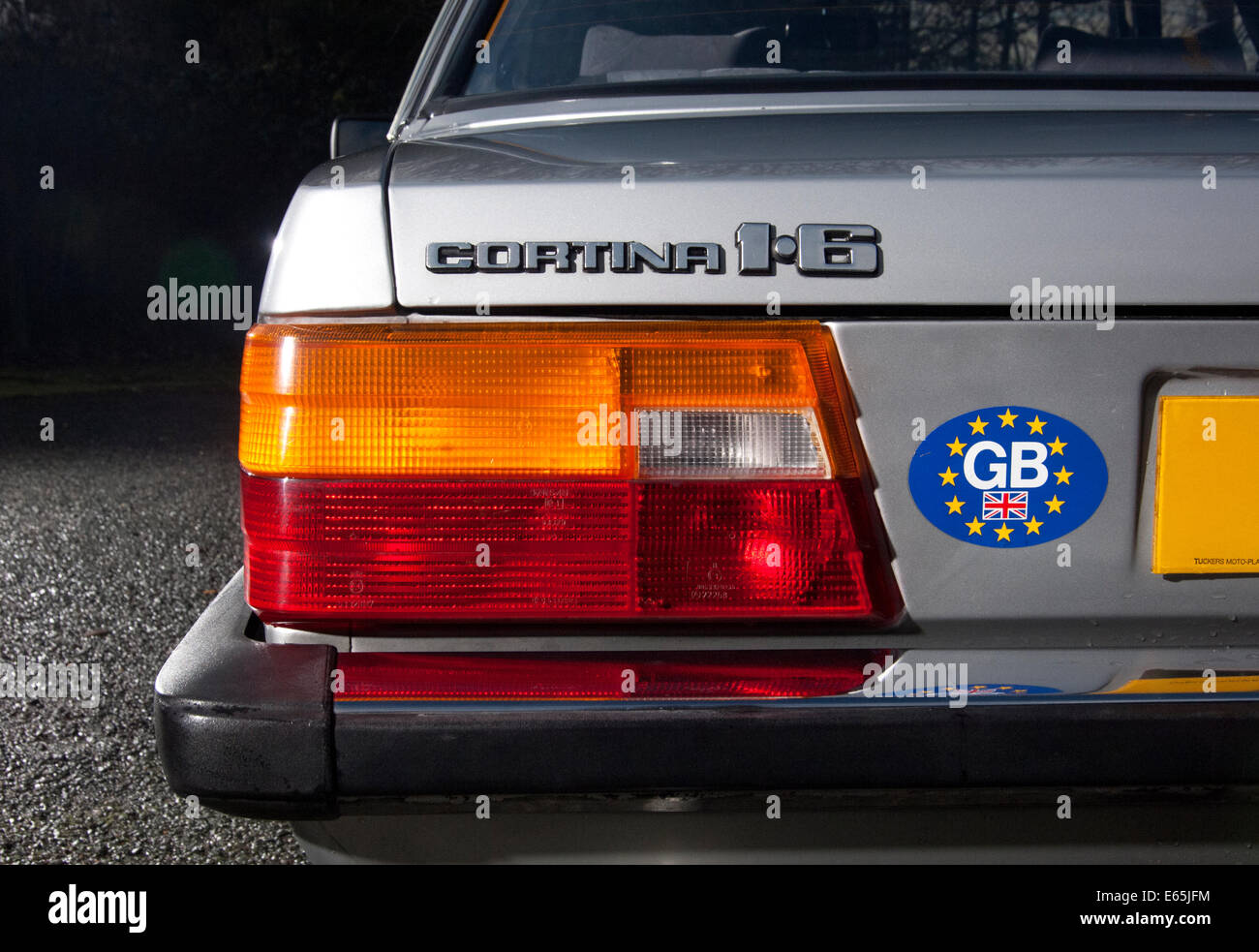 Die letzte Ford Cortina Mk5-Limousine im Jahr 1982 gebaut und im Besitz von Ford of Great Britain Stockfoto