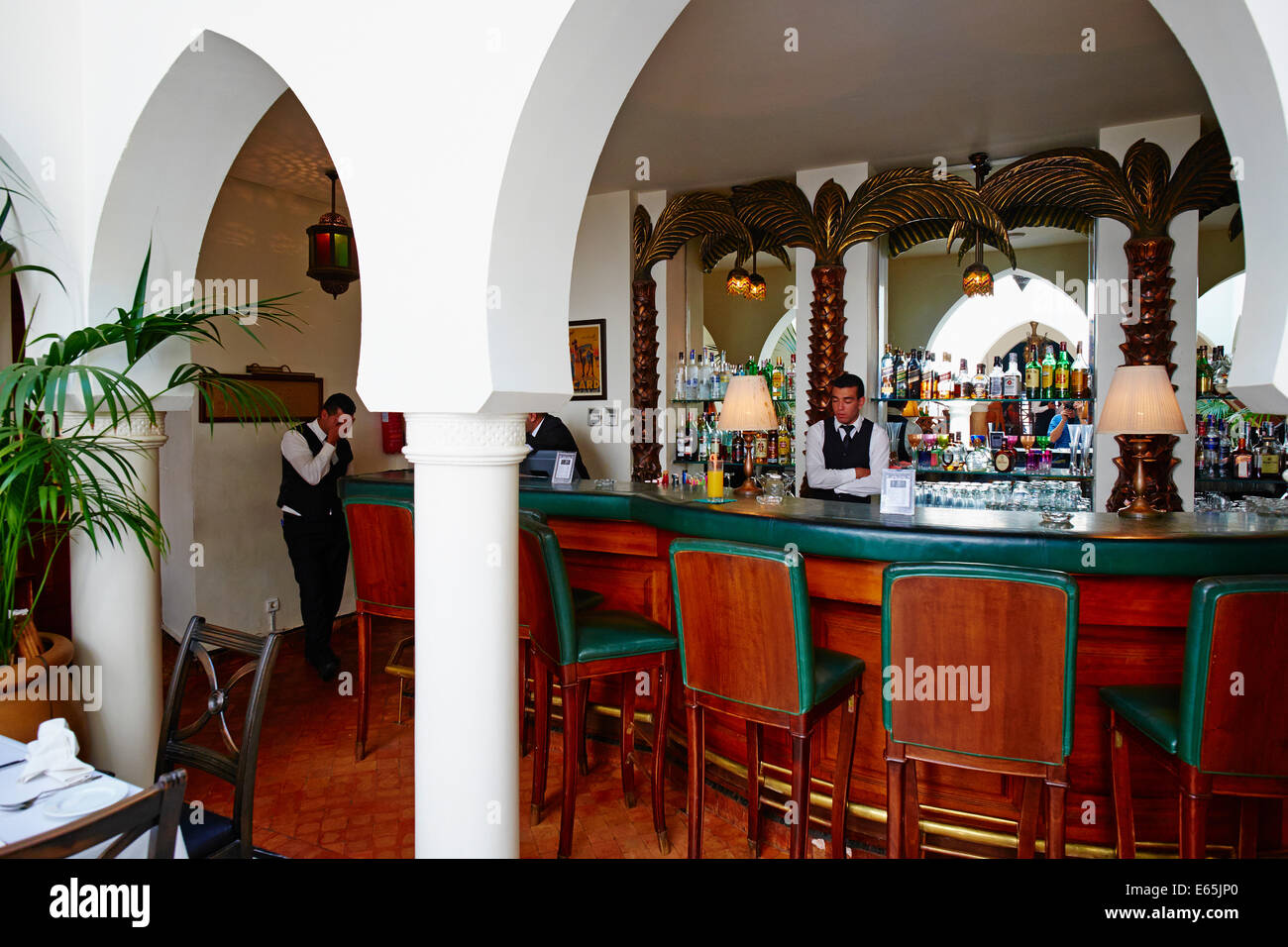 Marokko, Casablanca, Rick s Cafe Casablanca Film Replik Stockfoto