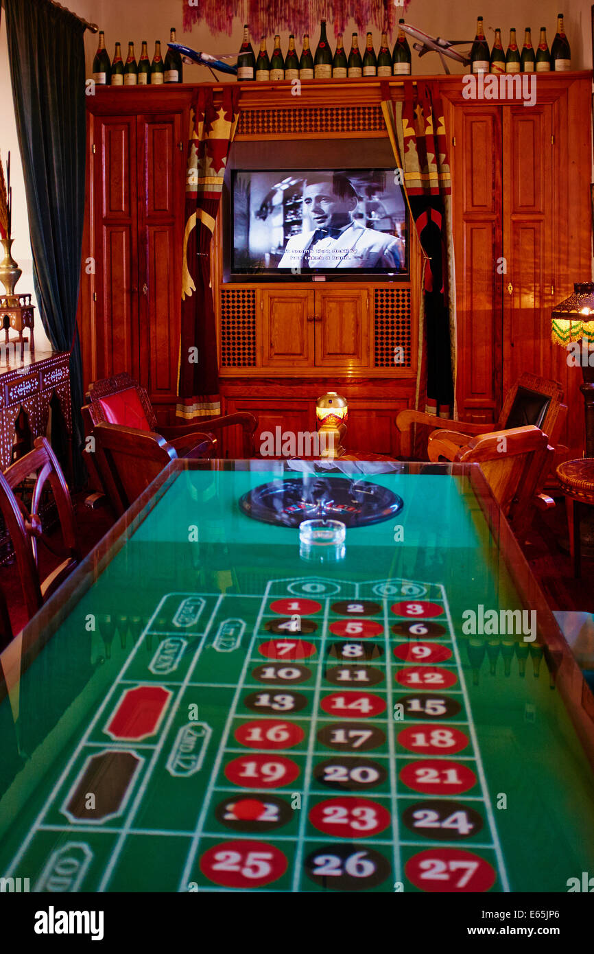 Marokko, Casablanca, Rick s Cafe Casablanca Film Replik Stockfoto