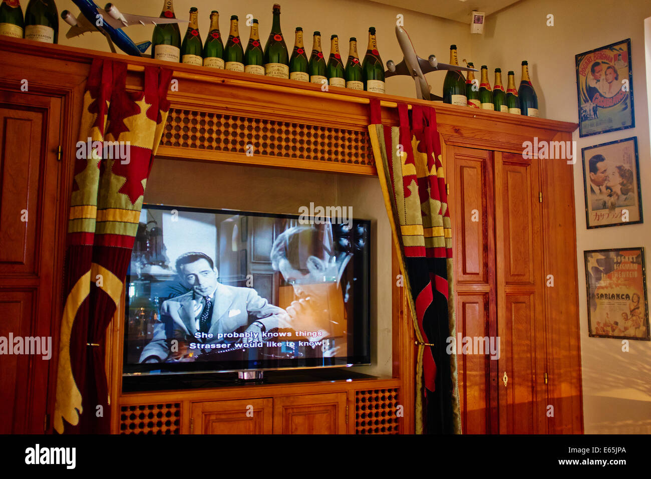 Marokko, Casablanca, Rick s Cafe Casablanca Film Replik Stockfoto