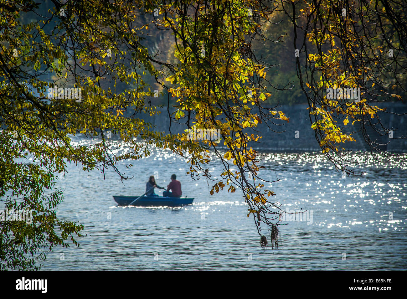 Herbst in Prag Stockfoto