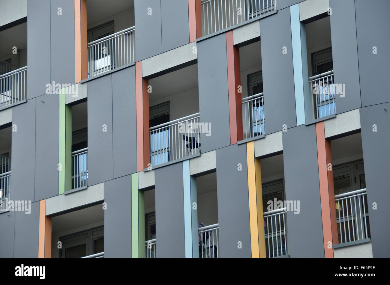 Die Link-Wohn-Appartements in City Road EC1, London, UK. Stockfoto