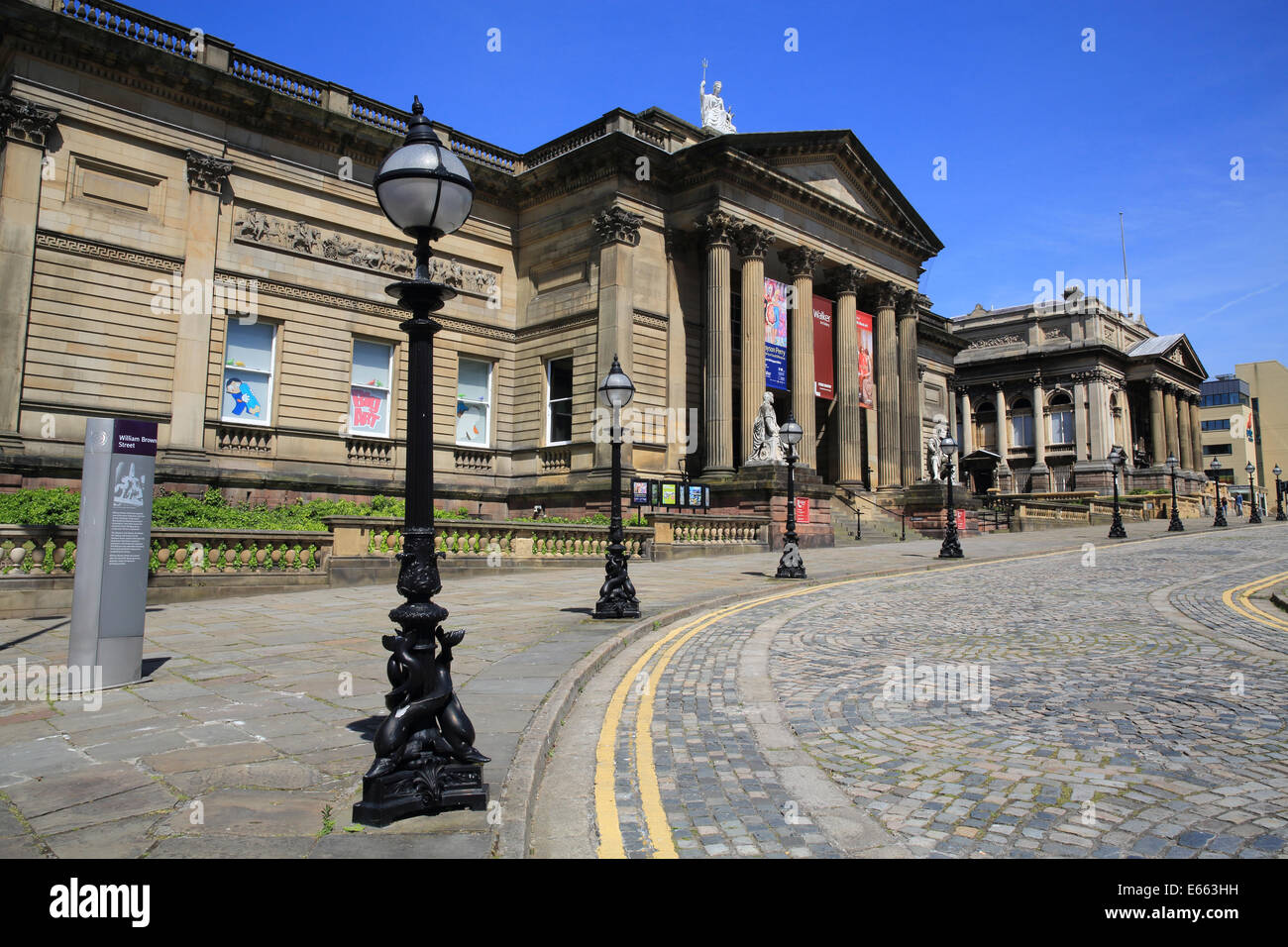 Der Walker Art Gallery in Liverpool, eine der schönsten Kunstsammlungen in England, UK Stockfoto