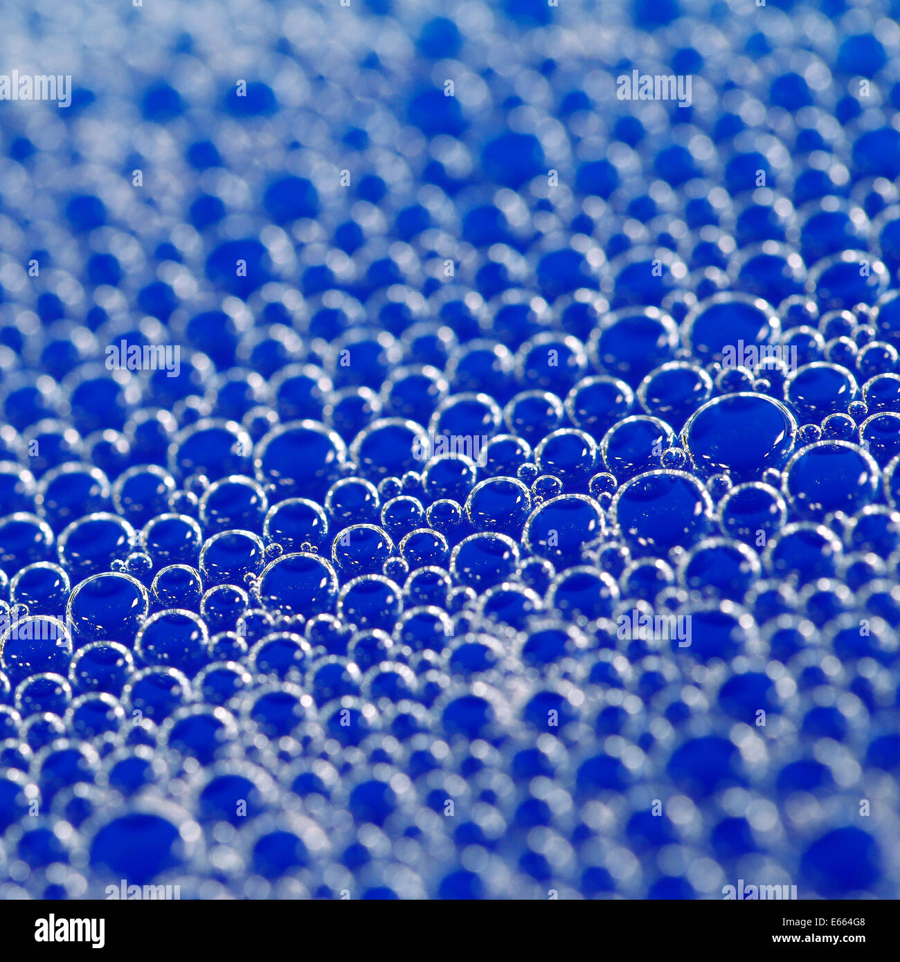 Luftblasen-Hintergrund Stockfoto