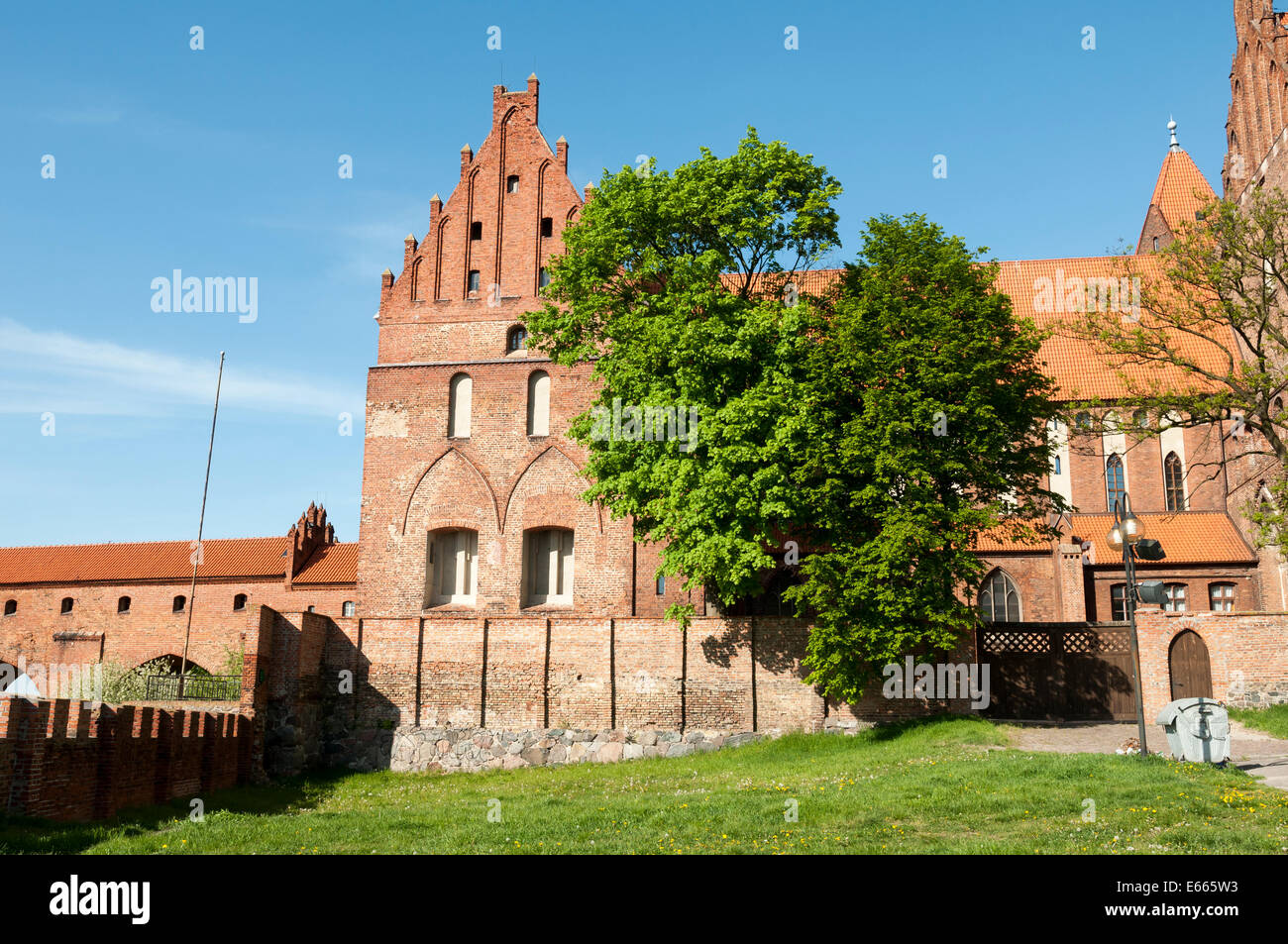 Kreuzritterburg (14. Jahrhundert), Kwidzyn, Pommersche Woiwodschaft, Polen Stockfoto