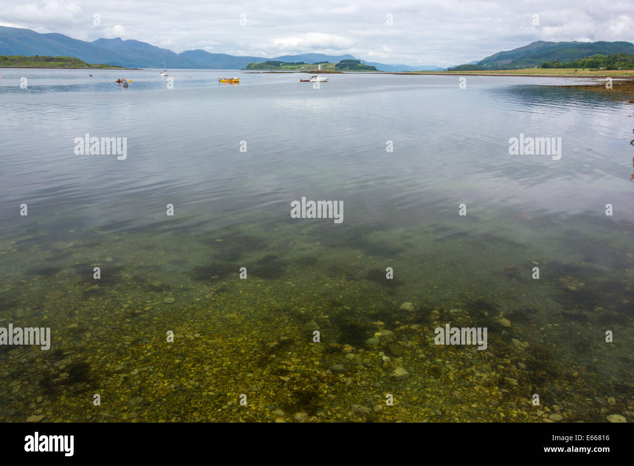 Castle Stalker, Loch Linnhe, Schottland Stockfoto