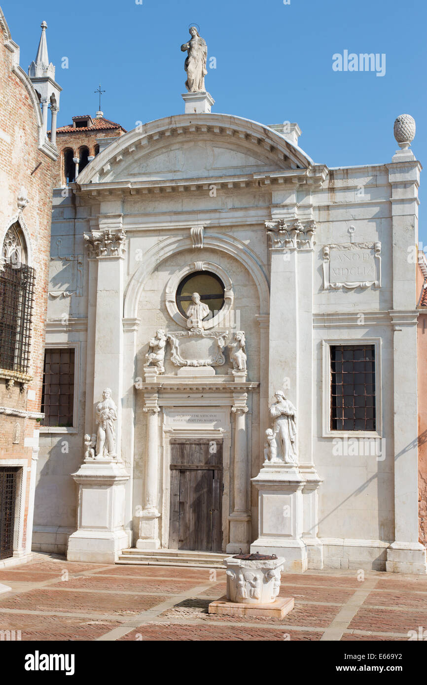 Venedig - Kirche Santa Maria della Misericordia Stockfoto