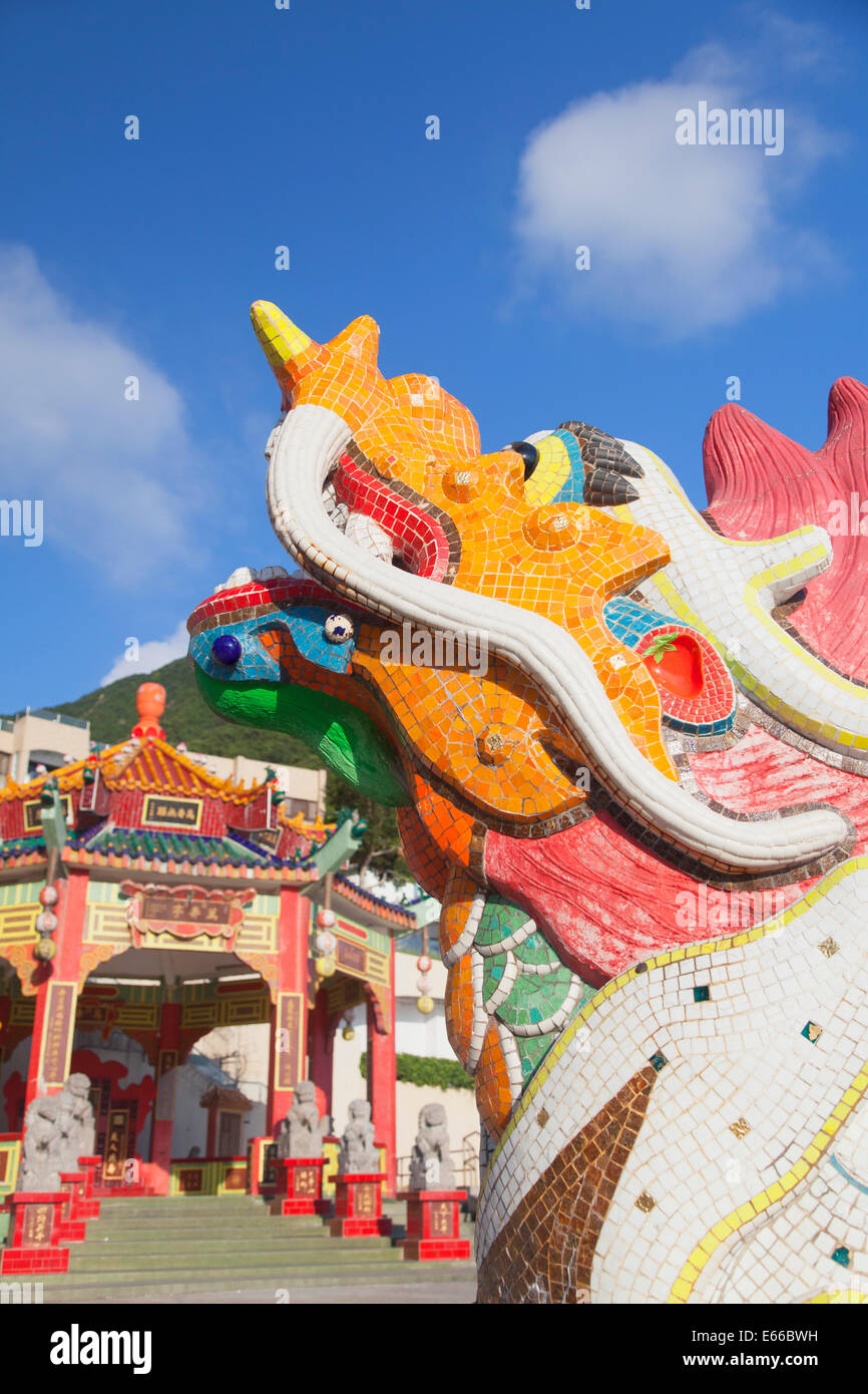 Tin Hau Tempel am Repulse Bay, Hong Kong Island, Hongkong Stockfoto