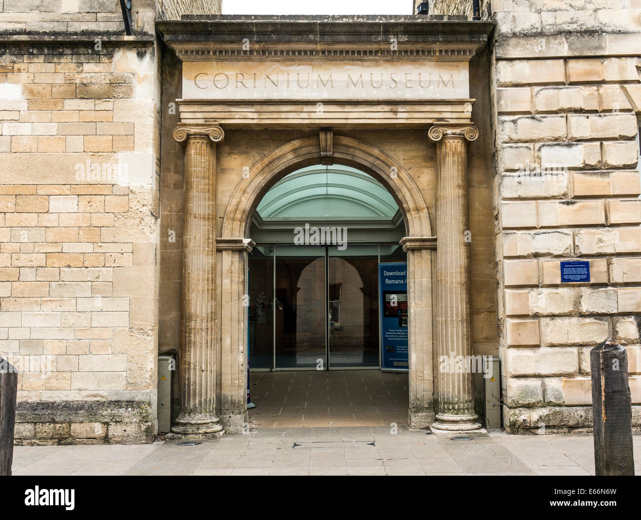 Corinium Museum, Park Street, Cirencester, Cotswolds, Gloucestershire, England, UK. Exponate vor allem aus der römischen Stadt Corinium Dobunnorum. Stockfoto