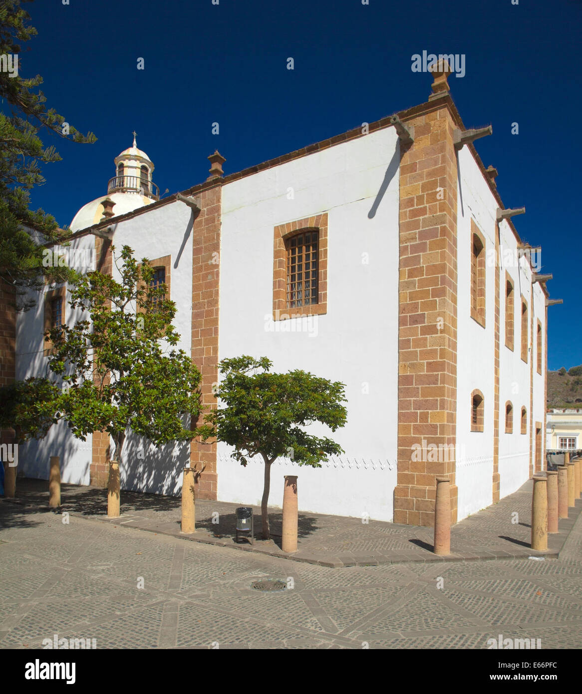 Gran Canaria, historische Stadt Teror, Basilicaca de Nuestra Senora del Pino Stockfoto