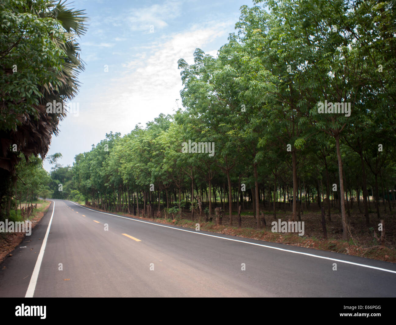 Asphalt, Hintergrund, Hintergründe, blau, hell, Wolke, Wolken, Land, Landschaft, Tag, Wüste, leer Stockfoto