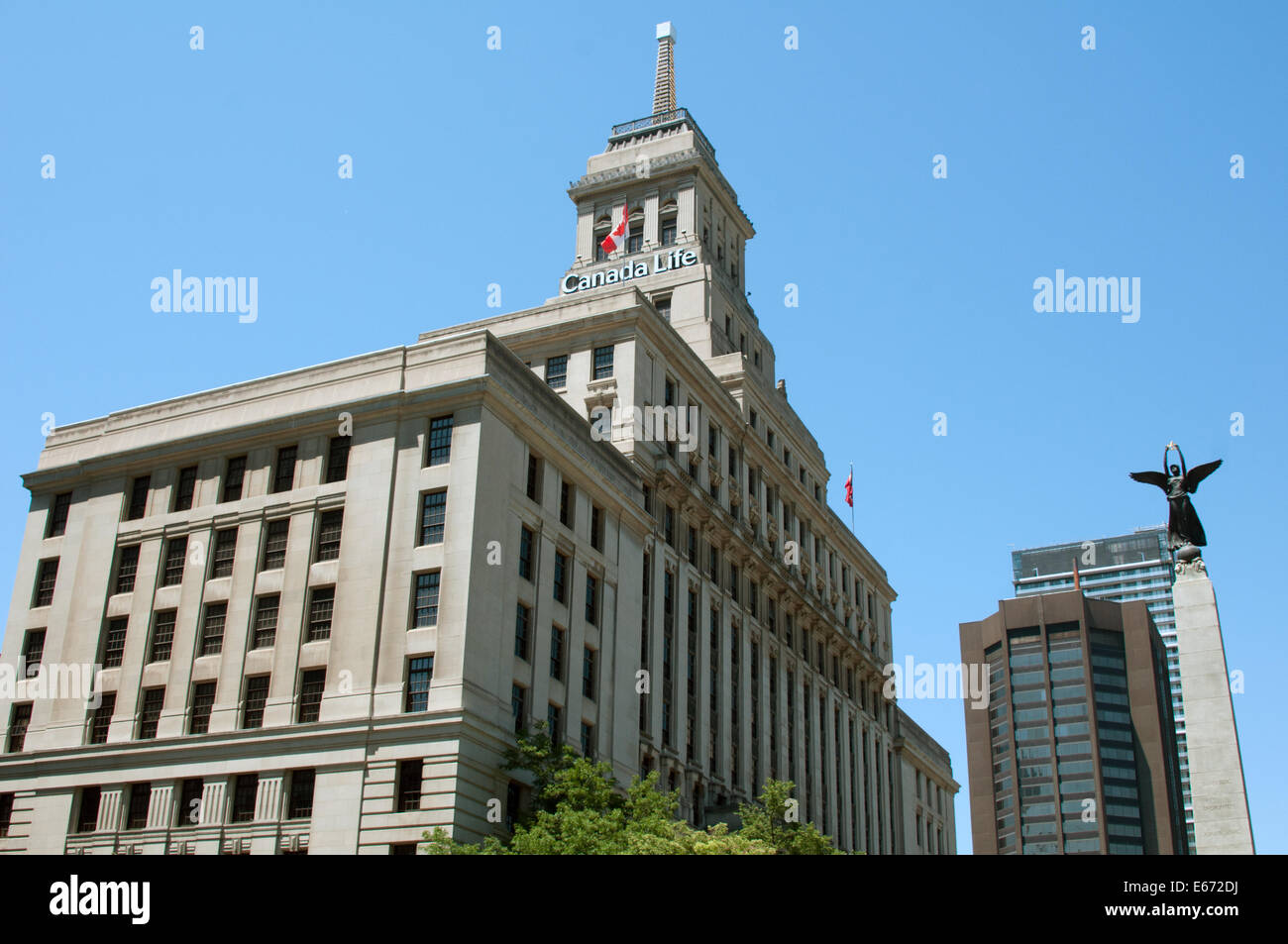 Canada Life Building Downtown Toronto Stockfoto
