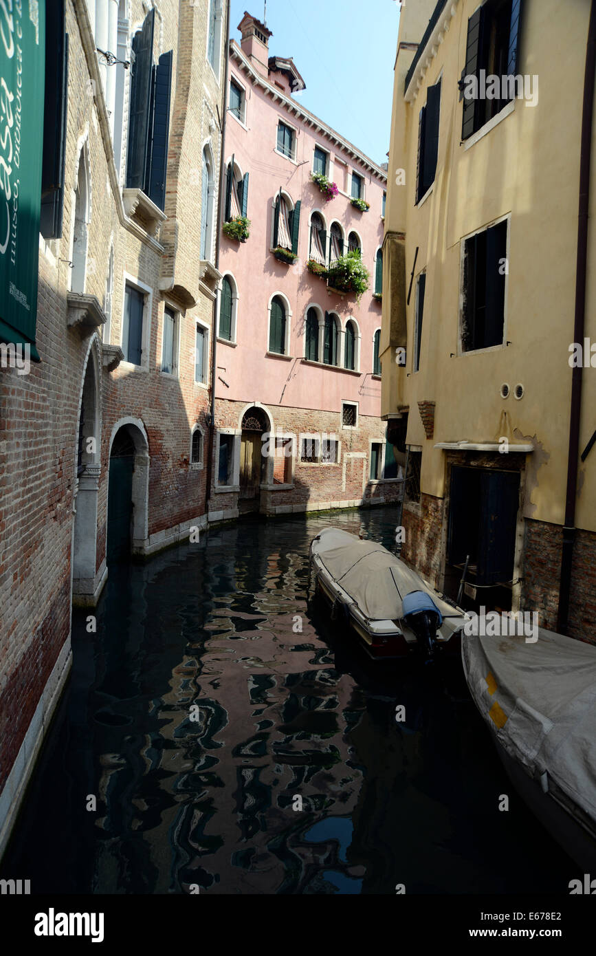 Italien Venedig San Polo ganz Seitenkanal von Venedig Stockfoto