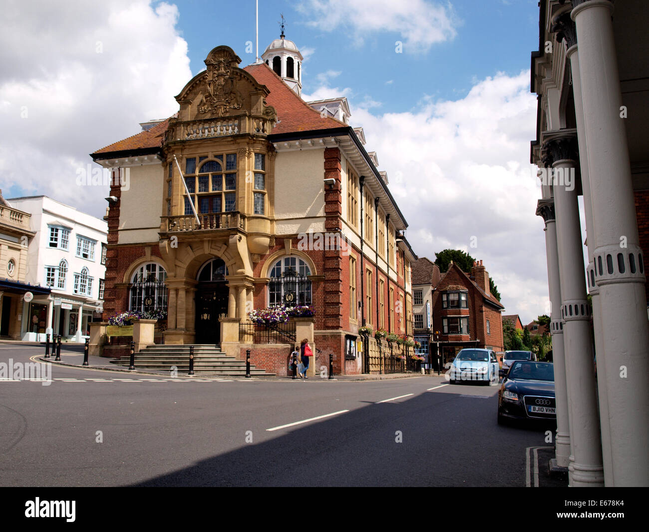 Rathaus von Marlborough, Wiltshire, UK Stockfoto